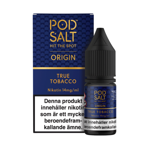 Pod Salt Origin | True Tobacco |Nic Salt