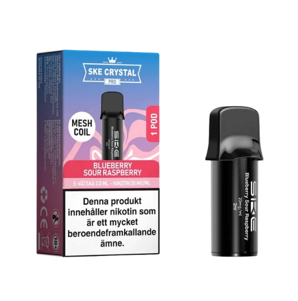 SKE Crystal Max Pro Pod| Blueberry Sour Raspberry