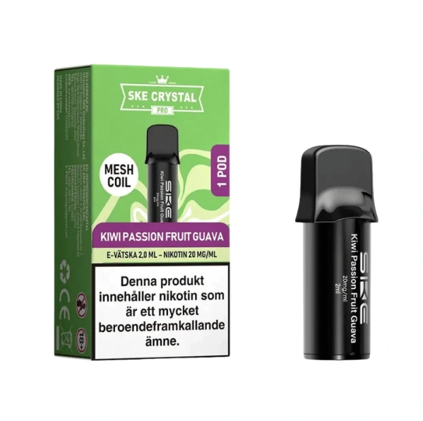 SKE Crystal Max Pro Pod| Kiwi Passion Fruit Guava