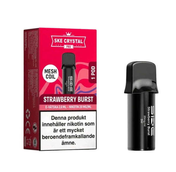 SKE Crystal Max Pro Pod|Strawberry Burst