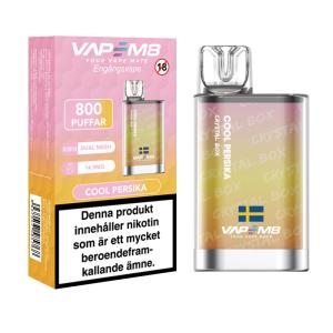 VapeM8 Crystal | Cool Persika | ENGÅNGS VAPE