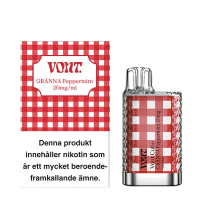 VONT Cube - Gränna Peppermint | Engångsvape