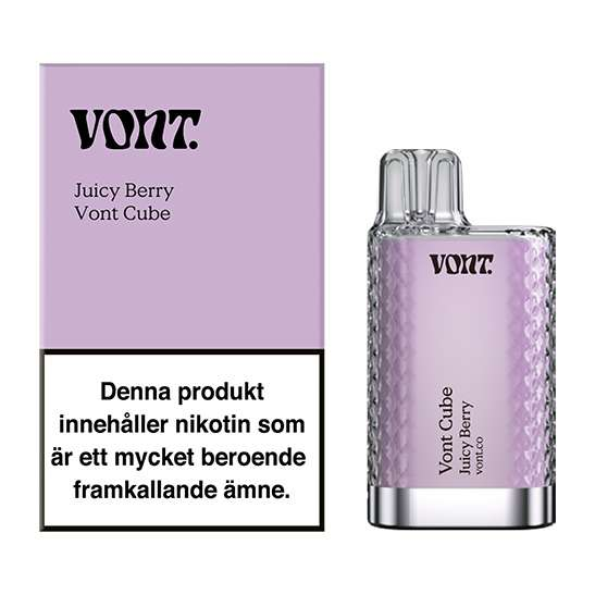 VONT Cube - Juicy Berry | Engångsvape