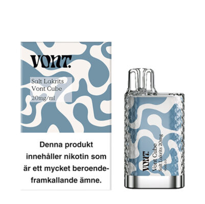 VONT Cube - Salt Lakrits | Engångsvape