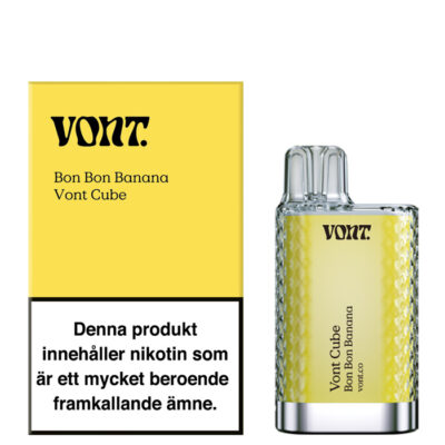 VONT Cube - Bon Bon Banana | Engångsvape
