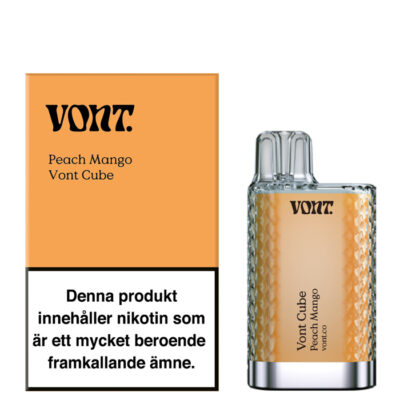 VONT Cube - Peach Mango | Engångsvape