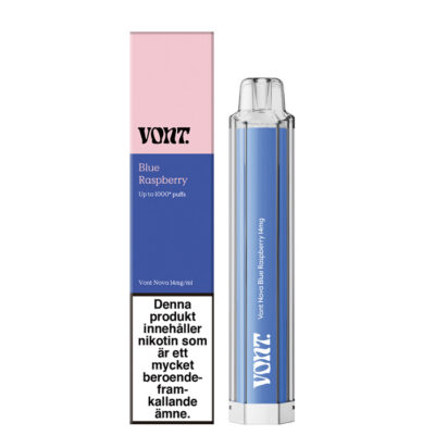 VONT NOVA  – Blue Raspberry | ENGÅNGS VAPE  – 14 mg