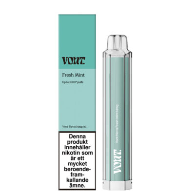 VONT NOVA – Fresh Mint | ENGÅNGSVAPE – 14 MG