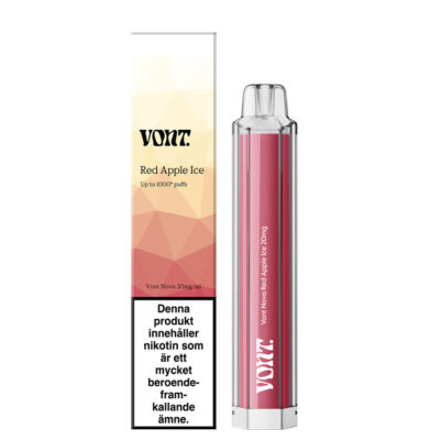VONT NOVA – Red Apple Ice | ENGÅNGSVAPE – 20 MG