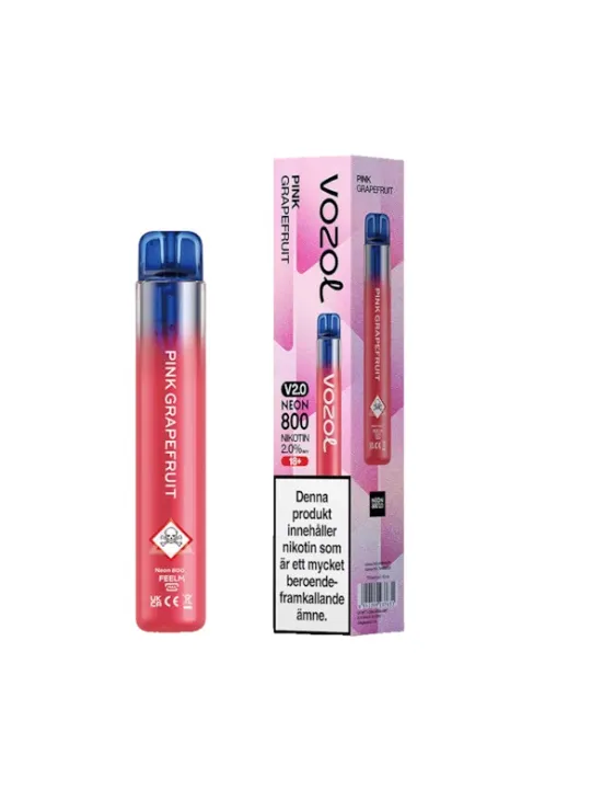Vozol Neon 800 2.0 – Pink Grapefruit | ENGÅNGS VAPE