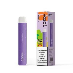 Vozol Star 600| Grape Ice| ENGÅNGSVAPE
