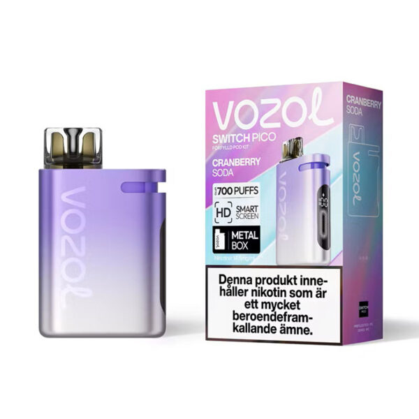 Vozol Switch Pico| Cranberry Soda | Podkit