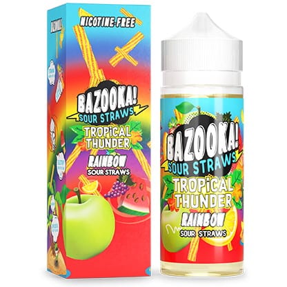 E-LIQUID BAZOOKA SOUR STRAWS - RAINBOW