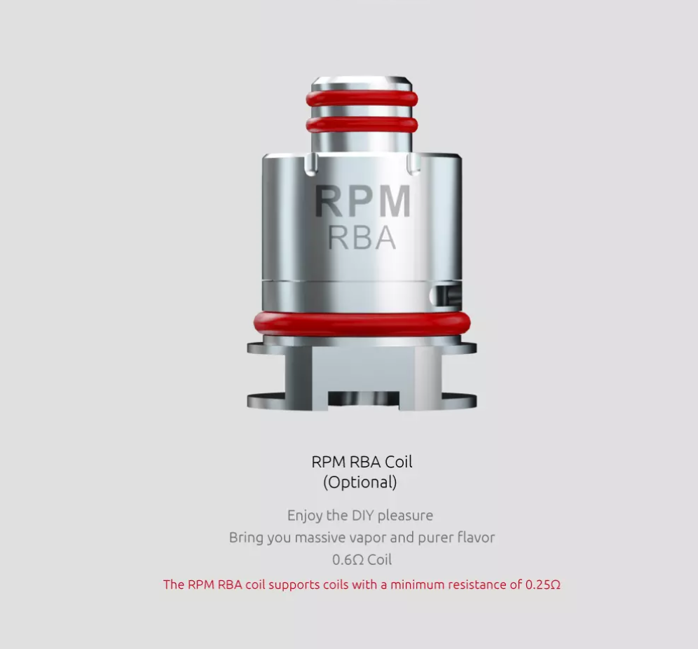 smok rba coil SMOK TFV8 RBA Coil Head main image 1