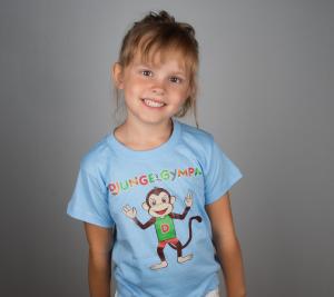 Djungelgympa t-shirt - Ljusblå