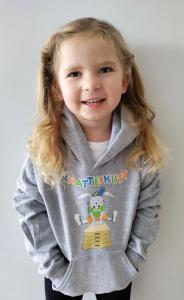 Knatteskutt Hoodie Grå