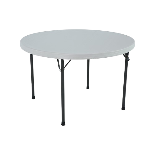 LIFETIME fällbart bord med 118 cm diameter, robust och UV-skyddat