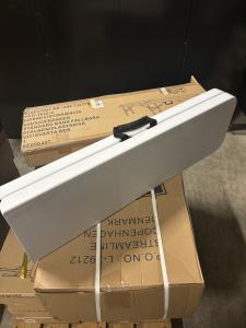 Delbar bänk, lätt och stabil, idealisk för utomhusbruk på alla underlag