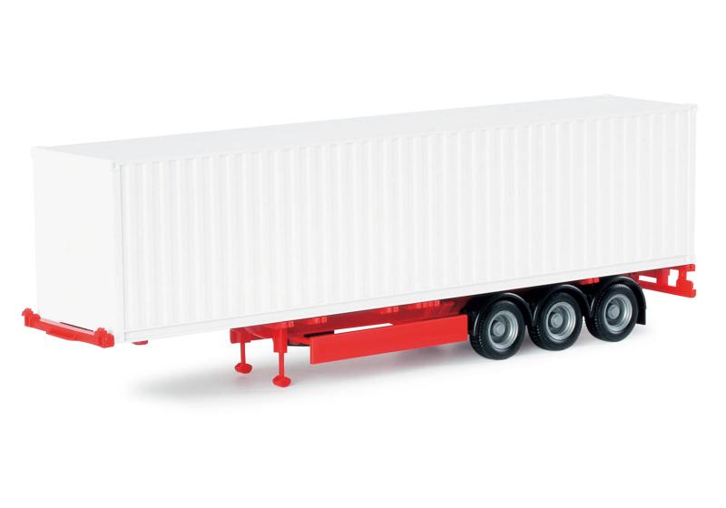 Herpa 075985 Trailer 40ft. highcube container semitrailer