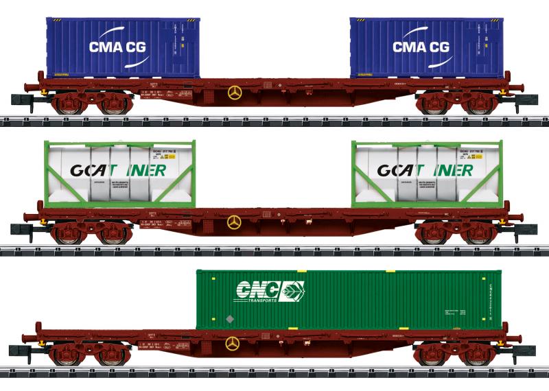 Trix Minitrix 15072 Containervagnsset SNCF Nyhet 2020 Förboka ditt exemplar