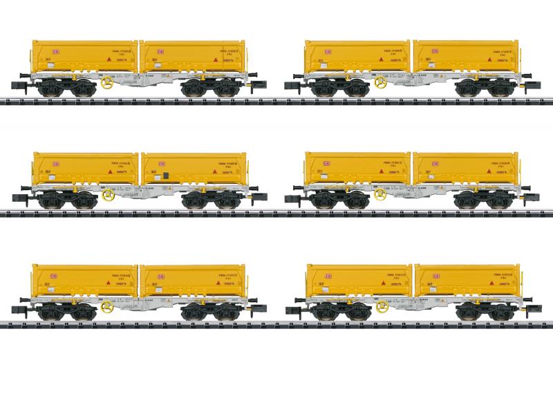 Trix Minitrix 15075 Containervagnsset AAE type Sgmmns 190 Nyhet 2020 Förboka ditt exemplar