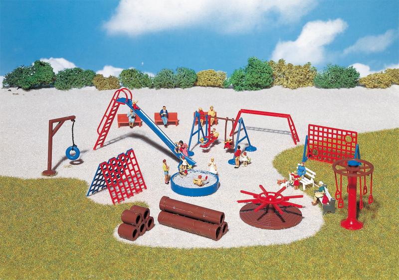 FALLER 180576 Lekplats med tillbehör Playground equipment