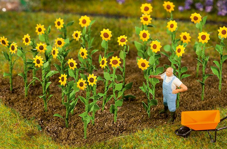 FALLER 181256 16st Solrosor / 16 Sunflowers