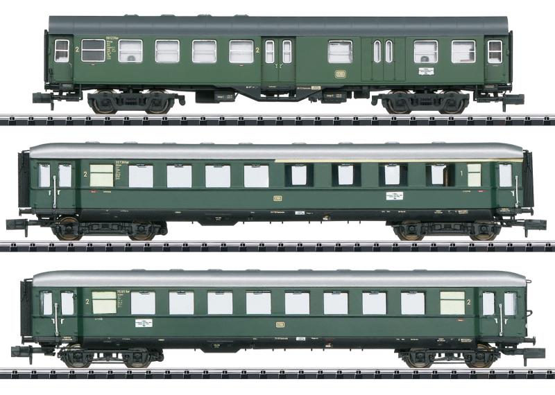 Trix Minitrix 18209 Personvagnset " Danube Valley " ( DB ) Nyhet 2021 Förboka ditt exemplar