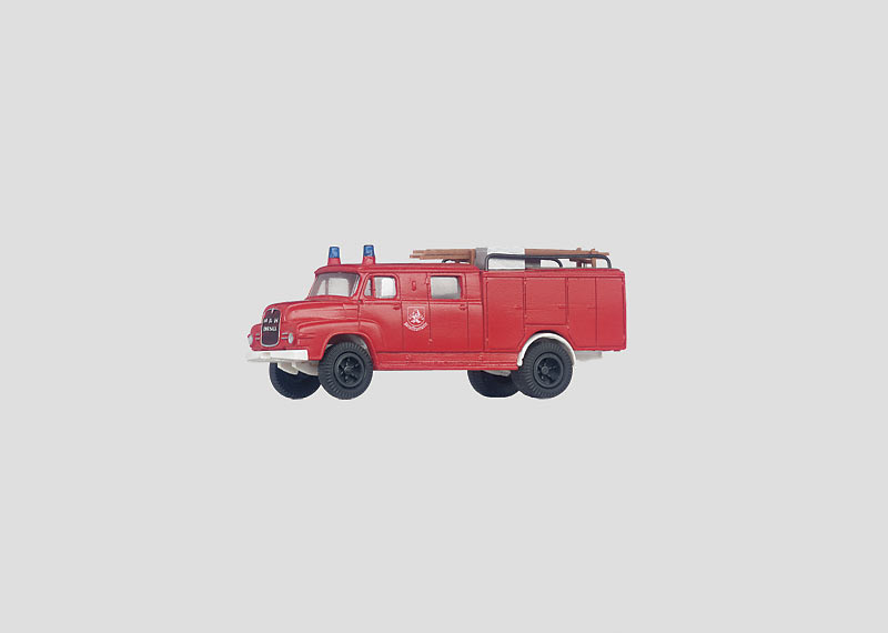 00784 Display med Brandkårs fordon