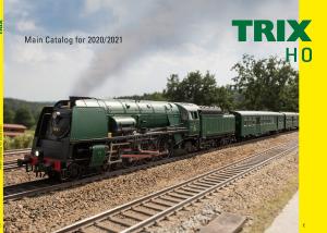 Trix H0 19850 Katalog 2020 / 2021 Engelsk text