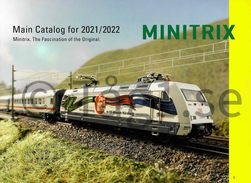 Trix Minitrix N 19858 Katalog 2021 / 2022 Engelsk text
