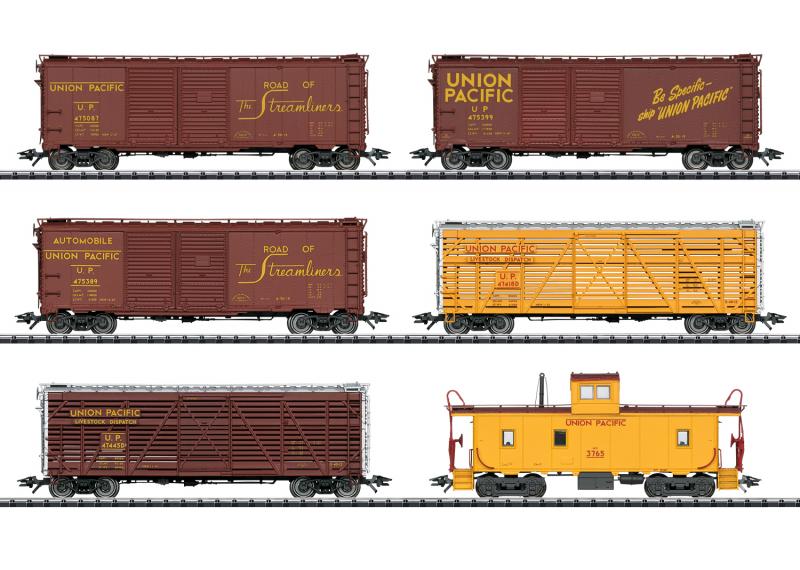 Trix 24914 Vagnset Union Pacific Railroad (U.P.) Nyhet 2020 Förboka ditt exemplar