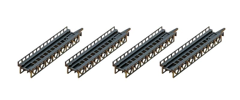 FALLER 282901 Bro sektion rak 4 Track beds Skala-Z