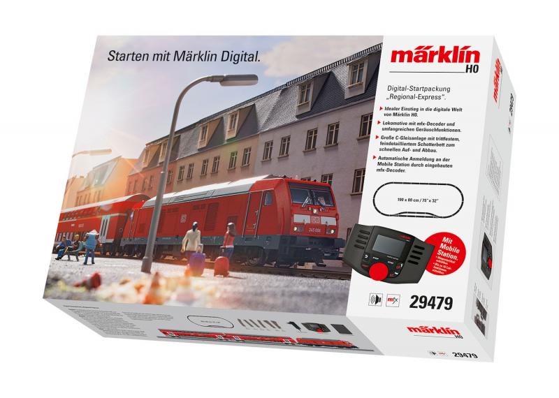 Märklin 29479 Startset "Regional Express" med Diesellok (DB AG) class 245 Mobile Station