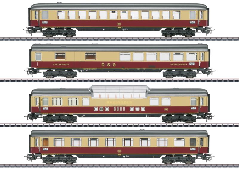 Märklin 40851 Personvagnset "Tin-Plate" Rheingold Nyhet 2023
