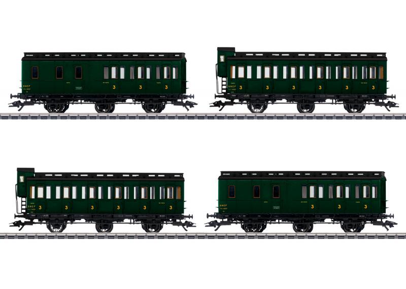 Märklin 42042 Personvagnset Prussian design French State Railways (SNCF) Nyhet 2020 Förboka ditt exemplar