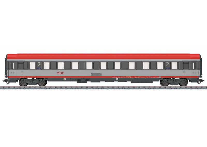 Märklin 42743 Personvagn ( ÖBB ) type Bmz 2nd class Nyhet 2021