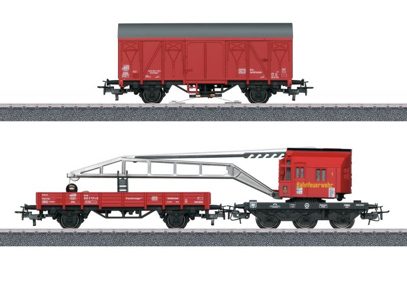 Märklin 44752 Kranvagnset "Fire Department Recovery"