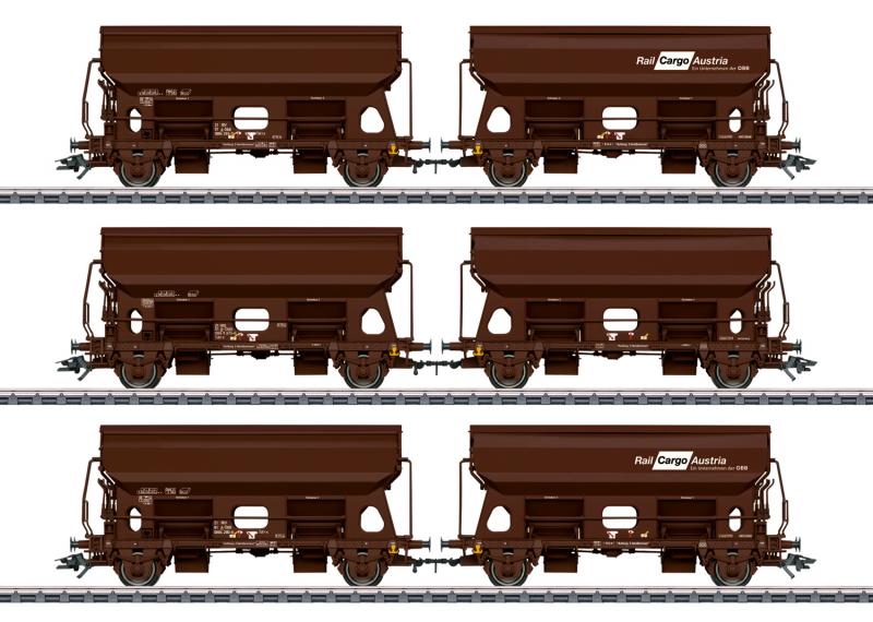 Märklin 46308 Vagnset Type Tdrrs Rail Cargo Austria ( RCA ) Höstnyhet 2021