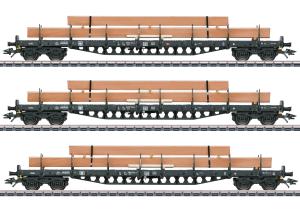 Märklin 47153 Stolpvagnset med last (DB AG) type Rs 684 Nyhet 2022