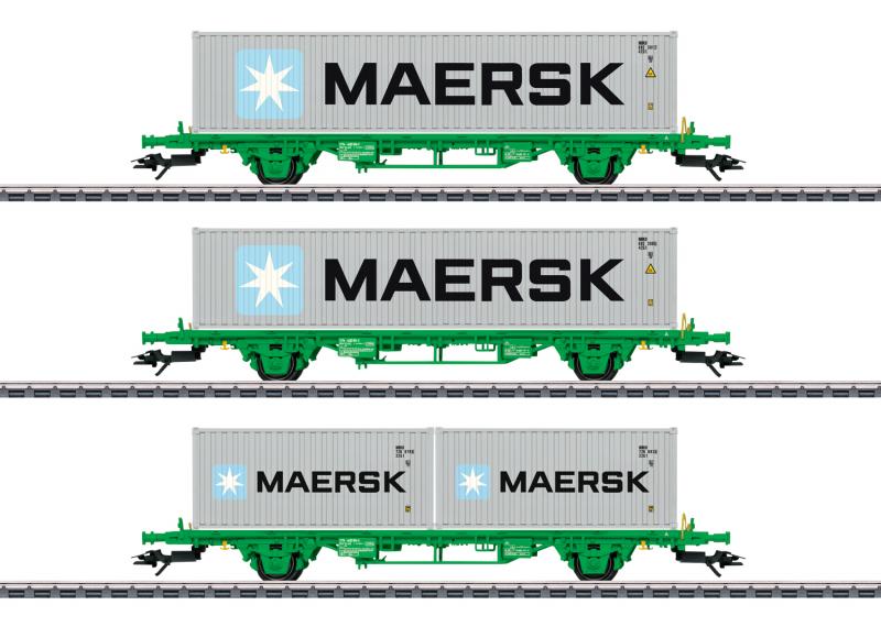 Märklin 47726 Maersk vagnset SJ Green Cargo Nyhet 2020