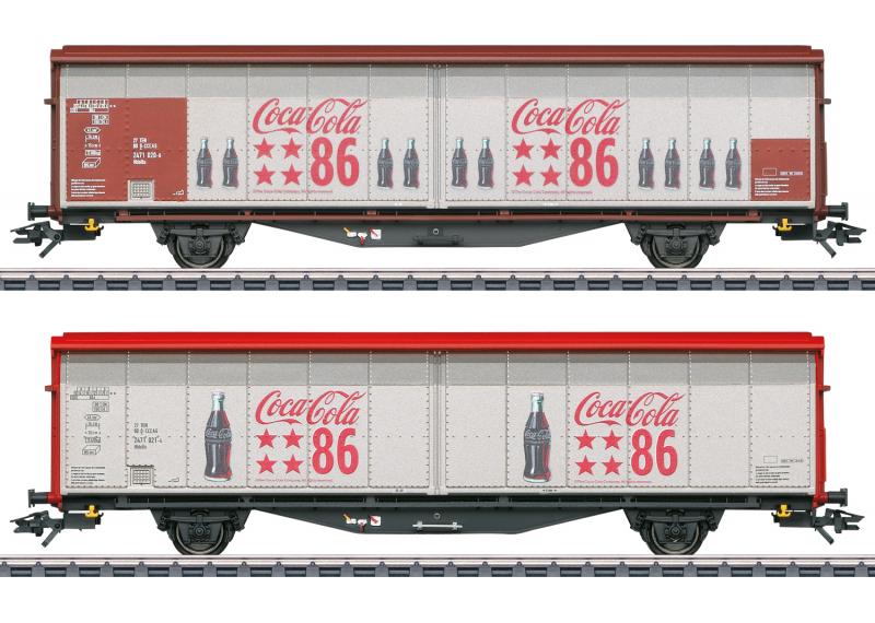 Märklin 48345 Godsvagnset type Hbbills 308 Coca-Cola® Sommarnyhet 2021