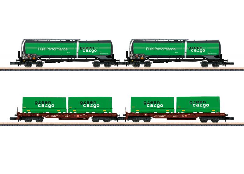 Märklin 82533 Svenskt vagnset "Green Cargo" Nyhet 2020
