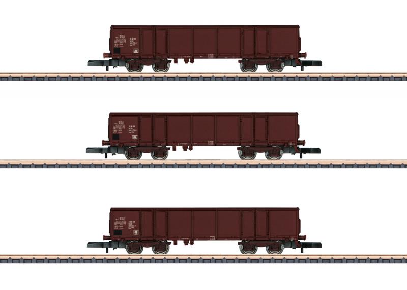 Märklin 86689 Godsvagnset (DR) type Eas 5949/5971 (DB Eaos) 4-axle gondolas (DR) Nyhet 2020 Förboka ditt exemplar