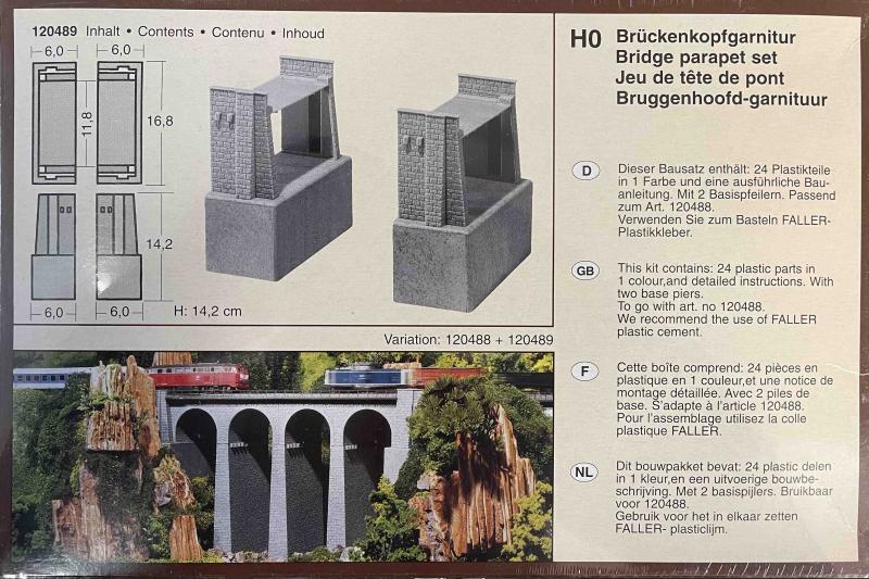 FALLER 120489 Bro fundament 2st pelare