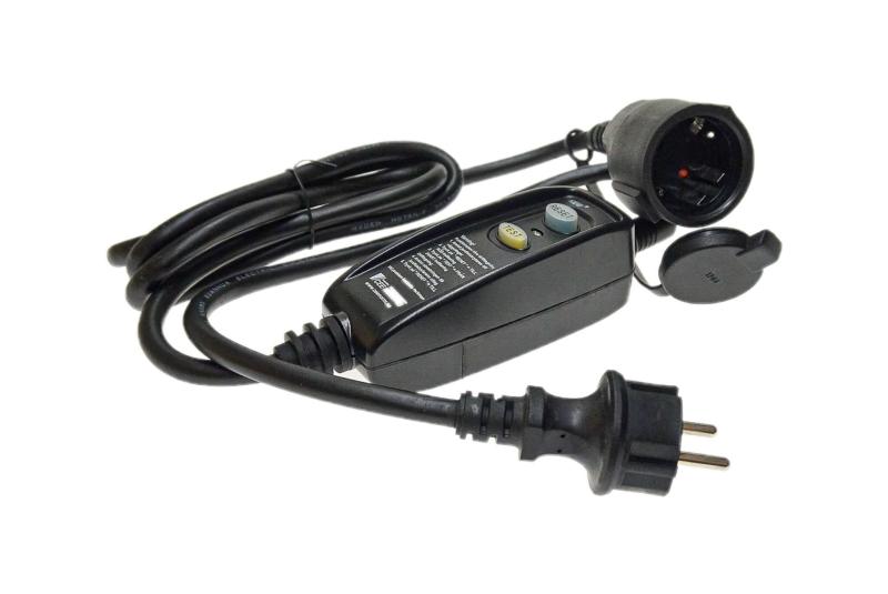 Portabel Jordfelsbrytare 16A 230V 30mA IP54 Sladdmonterad