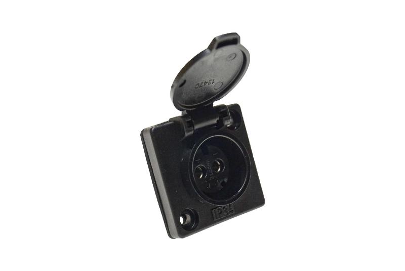 Selv DC Paneluttag 1-väg 303026000 12V 16A IP34