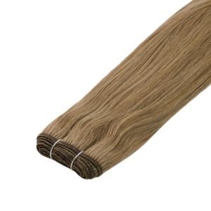 Elite Rakt äkta hår #14 Mörkblond