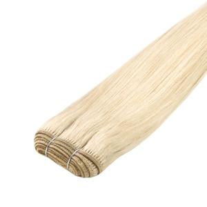 Elite Rakt äkta hår #60A Platinablond