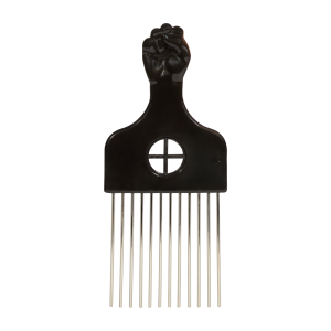 Metal Fist Pick Afro Comb